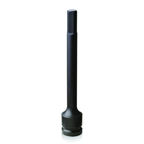 sourcing map Douille hexagonale à choc de 19 mm, entraînement 1 de 98 mm de long, tailles métriques en acier à haute teneur en carbone