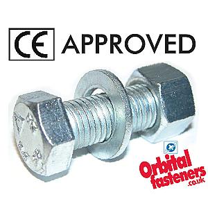 Hex Head Bolt 3/4"-16 x 7-1/2" Partial thread - Yellow Zinc Grade 8