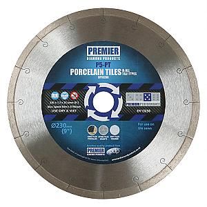 200 x 25mm 5 Star Porcelain / Hard Tile Wet Diamond Blade DP16195 P5/PT