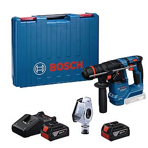 Bosch GBH 18V-18X One Chuck Hammer Drill with 2 x 5.0ah Batteries in Carry Case