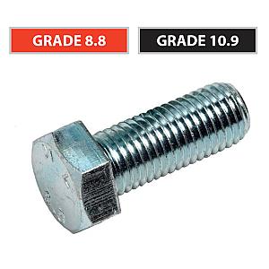Hexagon Head High Tensile Set Screws DIN 933 Grade 8.8 & 10.9 (Fully Threaded)