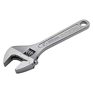 4" (100mm) Faithfull Chrome Adjustable Wrench FAIAS100MC