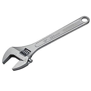 10" (250mm) Faithfull Chrome Adjustable Wrench FAIAS250MC