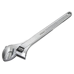 15" (375mm) Faithfull Chrome Adjustable Wrench FAIAS375MC