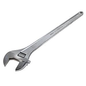 24" (600mm) Faithfull Chrome Adjustable Wrench FAIAS600MC