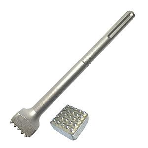 280mm SDS-Max Bush Hammer Tool 25 PT TCT 40mm Sqaure Pad