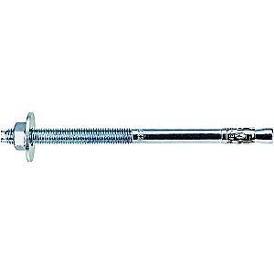 M12 x 300mm Through Bolt Steel Zinc