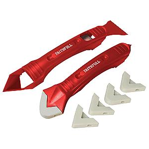 Faithfull Silicon Scraper & Smooth Out Kit FAITLSILKIT