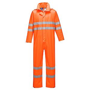 Portwest Sealtex Ultra Hi-Viz Waterproof Rain Coverall, Orange, XXXL