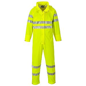 Portwest Sealtex Ultra Hi-viz Waterproof Rain Coverall, Yellow, XL