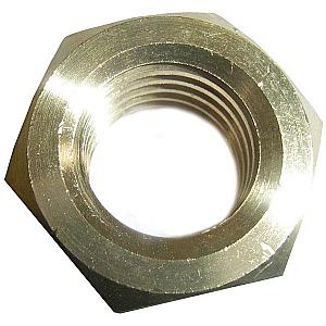 M24 Full Nut Brass Self Colour DIN 934