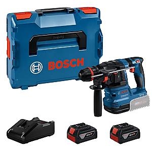 Bosch GBH 18v-22X One Chuck Hammer with 2 x 5ah batteries in Case *Refurbished*