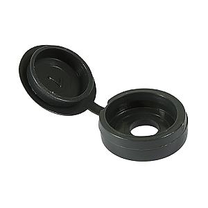 Dark Grey Hinged Screw Cap Small for Screws 3.5 - 5mm SHCCDGREYP