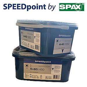 Speedpoint by Spax Countersunk Pozi Woodscrews in Tubs