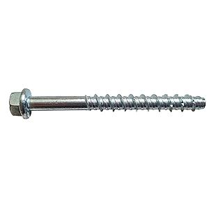 M6 x 60 MasonMate Extra Hex Flange Concrete Screw Bolt, ETA1 Option 1, Bright Zinc Plated