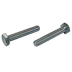 3/4" 10 x 2" UNF Hexagon Set Screw, Grade S, SAE Grade 5 (8.8) Zinc Plated