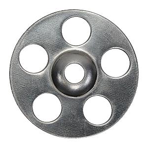 36mm Insulation Disc 5mm Hole, Stainless Steel (Box of 100)