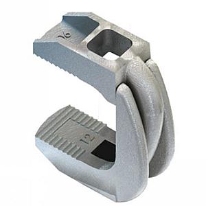 Lindapter M12 Type F9 Flange Clamp without bolt (Clamping Range 26-60mm) Zinc Plated F912