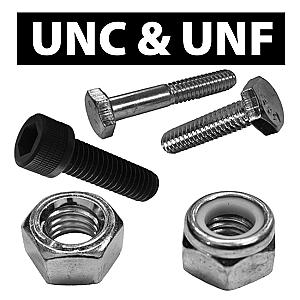 UNC & UNF Fasteners - Nuts, Bolts, Washers & Screws