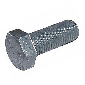 M12 x 220 Hexagon Head Set Screws High Tensile Grade 8.8 Galvanised, DIN 933