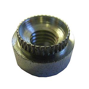 M3 x 22G Round Hank Rivet Bush Bright Zinc Plated