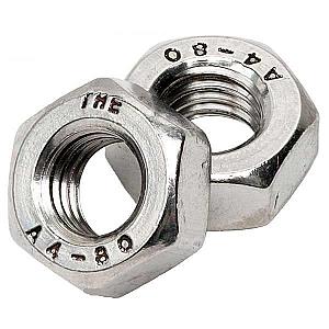 M39 Hexagon Full Nuts, Stainless Steel A4 (316), DIN 934