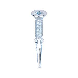 Timco 5.5 x 45mm Countersunk Self Drill Screws, Timber To Metal 3.0-12.0mm, Ruspert silver plated, No3. Phillips Drive