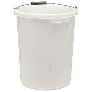 Draper 25L Plasterers Mixing Bucket, White, 12100