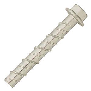 M12 x 200 Hexagon Head Concrete Screw Bolt Anchor, Bright Zinc Plated, ETA7