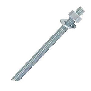 M12 x 160 Scell-it Stud / Nut & Washer, Galvanised 5.8
