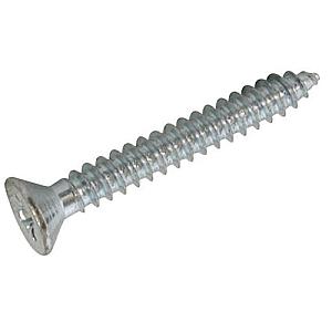 Countersunk Self Tapping Screws Bright Zinc Plated