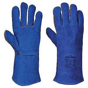 Portwest Blue Welding Gauntlets Cat 2 Glove, Size XL (1 pair) A510