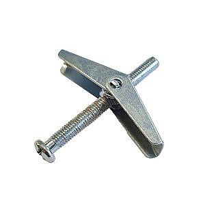 M6 x 75 Spring Toggle with Screw, Zinc Plated, Scell-It SPT06075