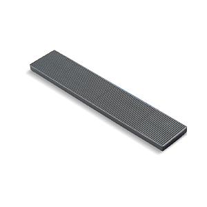 4mm Grey Flat Plastic Packer 24mm x 100mm, Pack of 100
