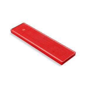 6mm Red Flat Plastic Packer 30mm x 100mm, Pack of 100