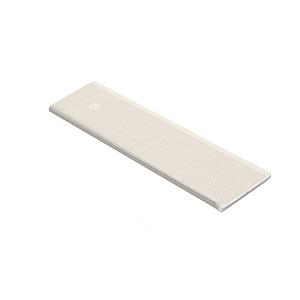 3mm White Flat Plastic Packer 30mm x 100mm, Pack of 100