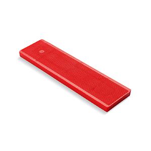 6mm Red Flat Plastic Packer 32mm x 100mm, Pack of 100