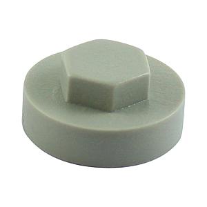 19mm Cover Cap Goosewing Grey to suit hexagon head self drill screws with 8mm 5/16" heads, 19mm washers