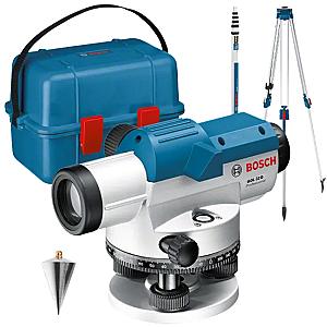 Bosch GOL 32D Optical Level + Leveling Rod + Tripod *Refurbished*