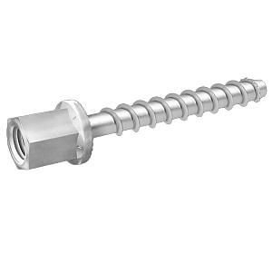 M6 x 55 Rawl R-HLX-I-ZP Concrete Anchor Socket, Bright Zinc Plated, M10 Thread R-HLX-06X55-I10-ZP