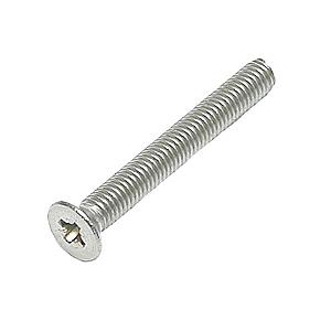 M6 x 65 Machine Screw, Countersunk Pozi No.3 Stainless Steel A4 (316)