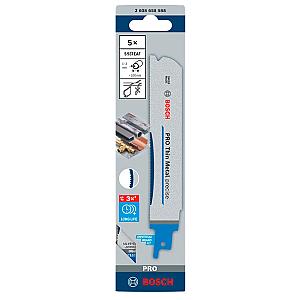 Bosch S937EAF 150mm Sabre Saw Blades For Metal (Pack of 5) 2 608 658 988