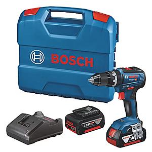 Bosch GSB 18V-25 Combi Drill with 2 x 4.0Ah Lion batteries In L-Case 06019K9377