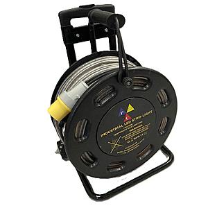 50 Metre 110V LED Cable Reel Strip Light 1200 lumems