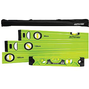 Jefferson 4 Piece Level Set In Bag 230, 600, 1200 & 1800mm JEFLEVSPSET04