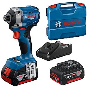 Bosch GDR 18V-215 Impact Wrench / Driver with 2 x 5.0Ah in L-Case
