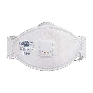 Portwest P361 - FFP3 Valved Dolomite Respirator Face Mask (Pack of 10)