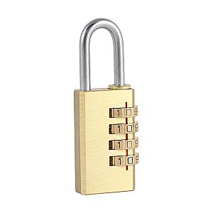 Timco 28mm Brass Combination Padlock 3 Dial CP28