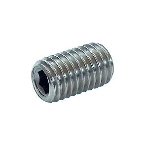 M8 x 12 Socket Set / Grub Screws Cup Point, High Tensile Grade 14.9 Bright Zinc Plated, DIN 916