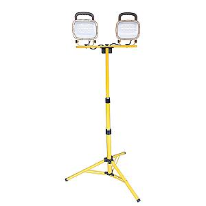 2 x 40W 110V & 240V Dual Voltage Twin LED Site Light